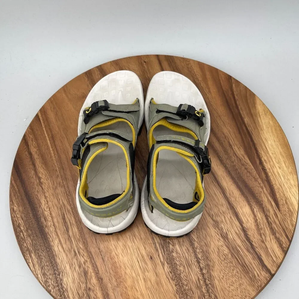 Merrell Grandeur Womens Size 8 Sandals Shoes Whitewater Taupe Yellow Adjustable